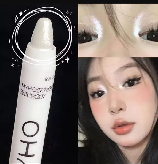 Lying Silkworm Pen Monochrome Brightening Highlight with Flash Eye Shadow Pen