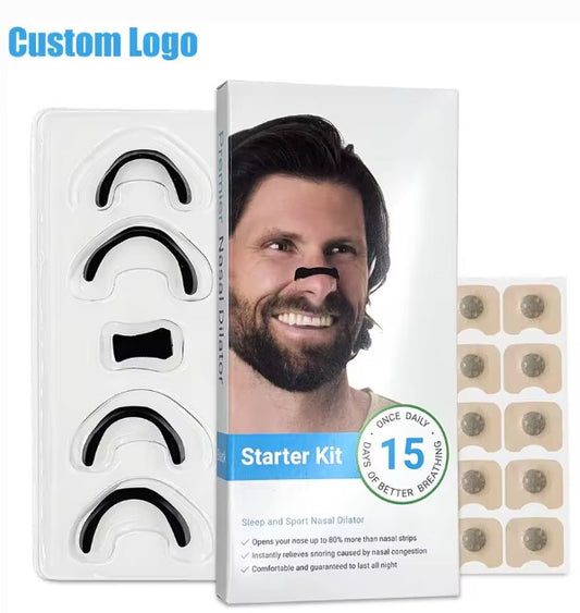 Magnetic Nose Strips,Anti-snoring Nose Clip,Nasal Breathing Dilators Starter Kits,Increase Air Intake Improve Sleeping