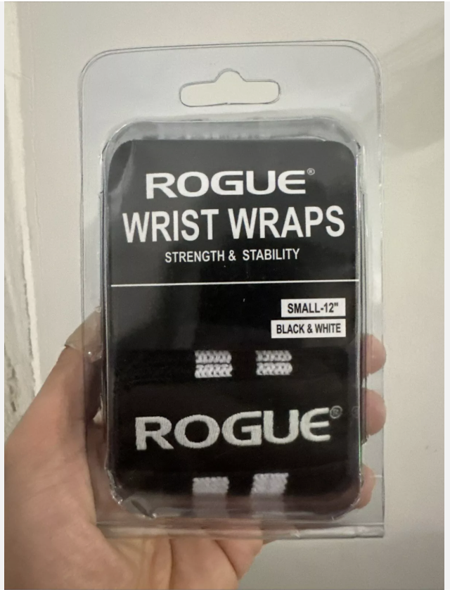 Rogue Fitness Wrist Wraps, Short 12", Black, Power/Weight Lifting