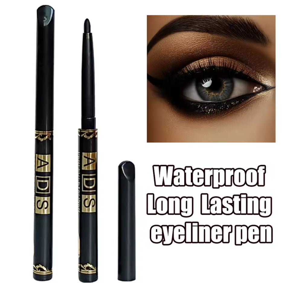 2Pcs Waterproof Black Brown Eyeliner Pencils-Smudge-Proof, Long-Lasting &Beginner-Friendly Smooth High Pigmented Punk Eye Makeup