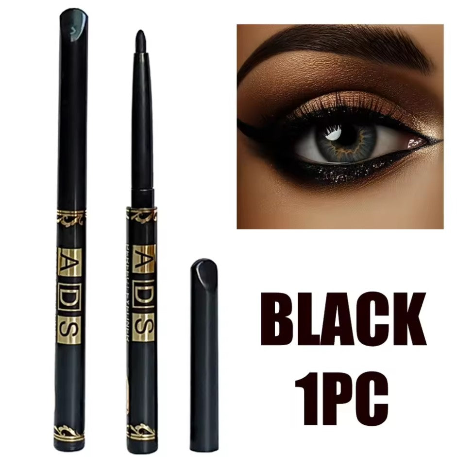 2Pcs Waterproof Black Brown Eyeliner Pencils-Smudge-Proof, Long-Lasting &Beginner-Friendly Smooth High Pigmented Punk Eye Makeup