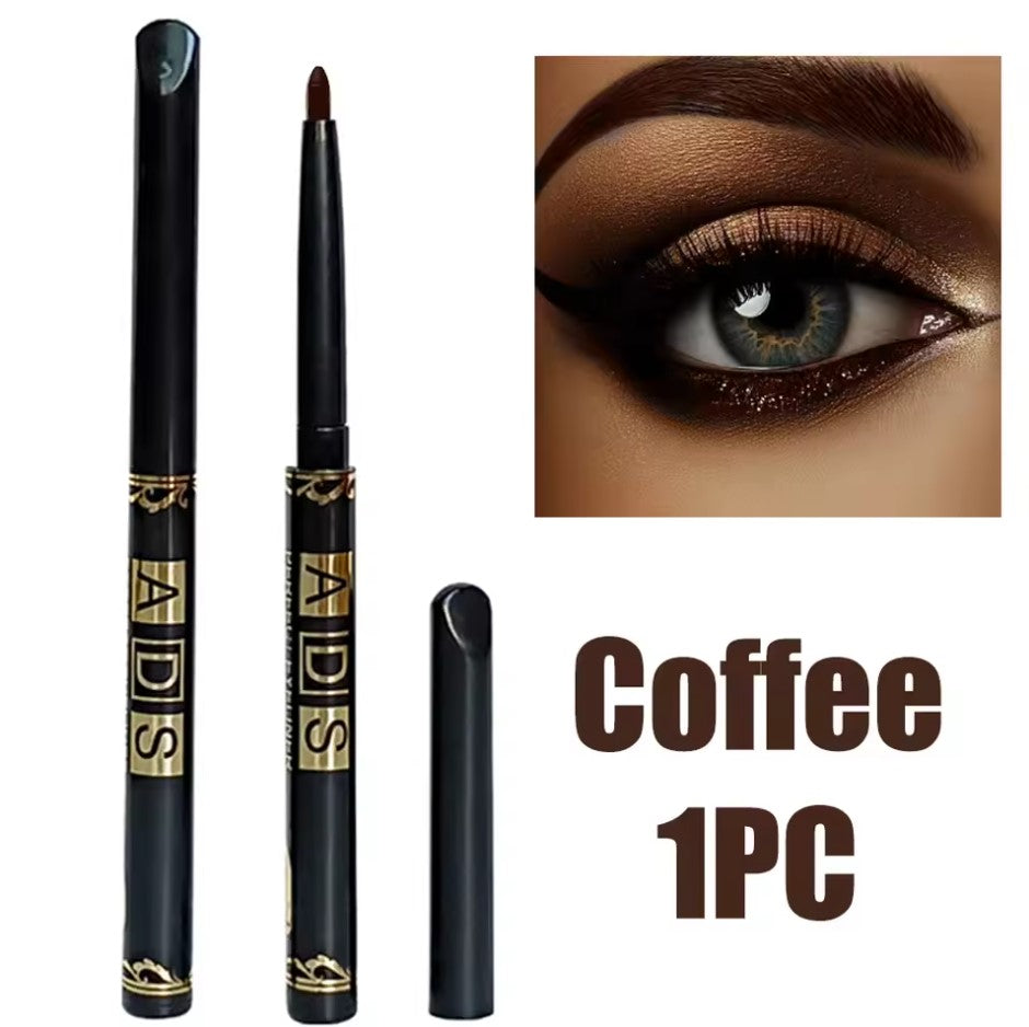 2Pcs Waterproof Black Brown Eyeliner Pencils-Smudge-Proof, Long-Lasting &Beginner-Friendly Smooth High Pigmented Punk Eye Makeup
