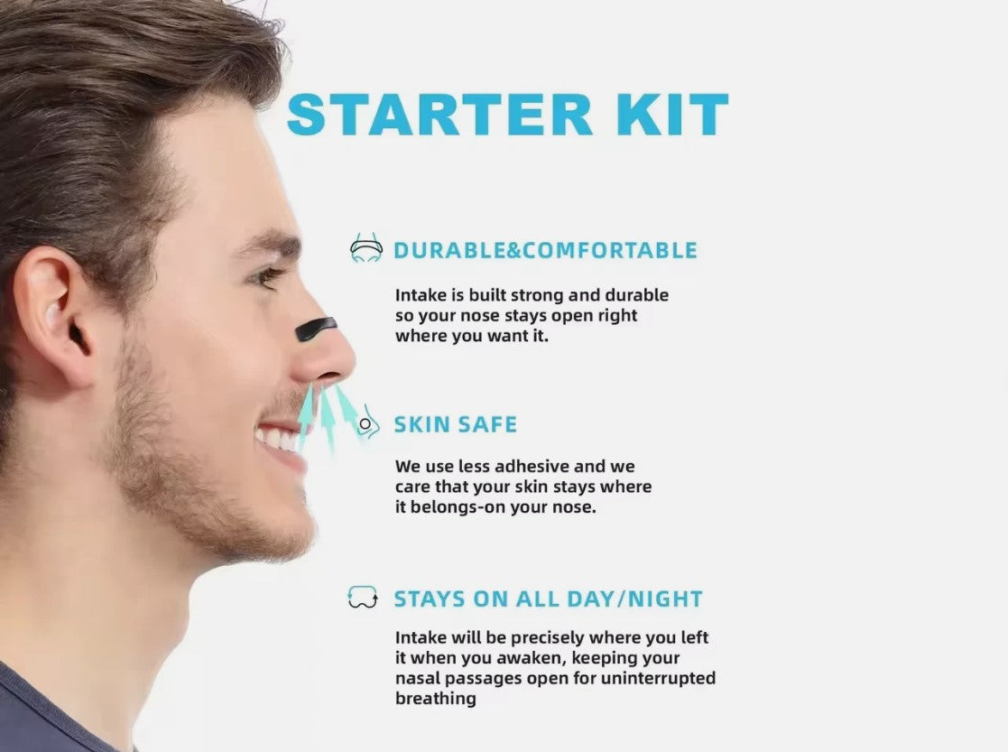Magnetic Nose Strips,Anti-snoring Nose Clip,Nasal Breathing Dilators Starter Kits,Increase Air Intake Improve Sleeping